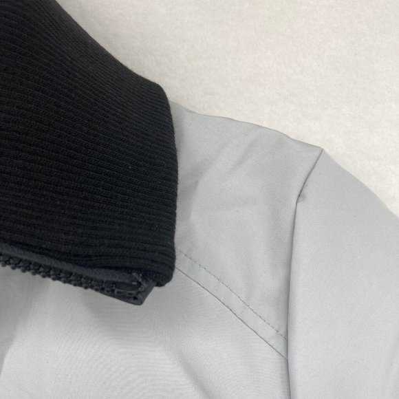 Canada Goose Women's Silverbrich Huron Bomber Jacket size M New - Picture 4 of 12